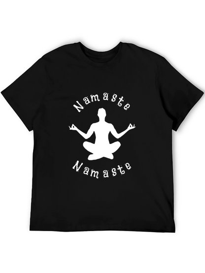 Namaste Yoga T-Shirt - Meditating Yogi Design