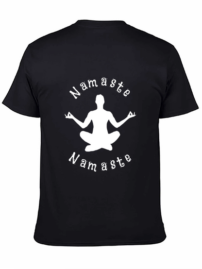 Namaste Yoga T-Shirt - Meditating Yogi Design