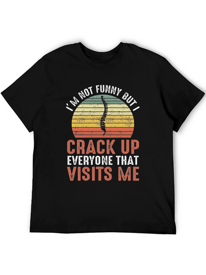 Funny Chiropractor T-Shirt - Crack Up Visits