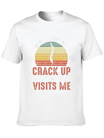 Funny Chiropractor T-Shirt - Crack Up Visits