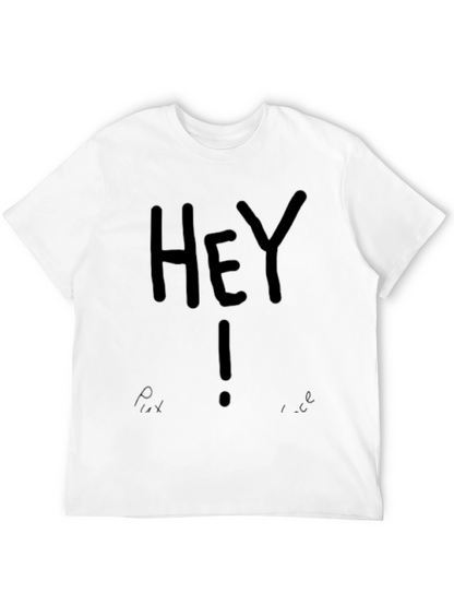 Hey! Graphic Black T-Shirt