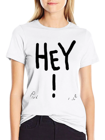Hey! Graphic Black T-Shirt