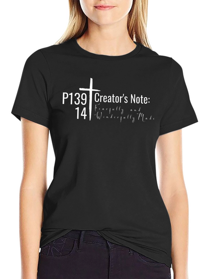 P139 Creators Note Christian T-Shirt