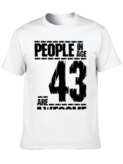 43 Years Old Awesome Birthday T-Shirt