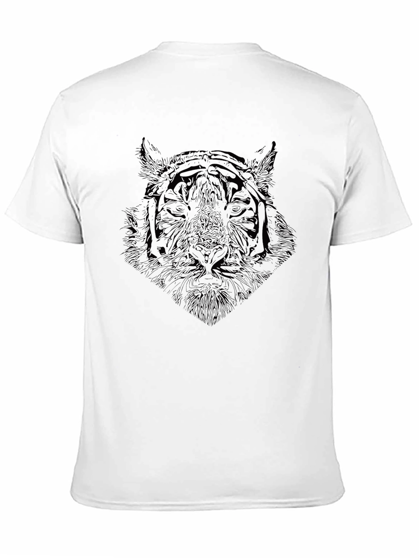Black Tiger Graphic Tee - Stylish Mens T-Shirt