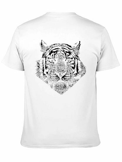 Black Tiger Graphic Tee - Stylish Mens T-Shirt