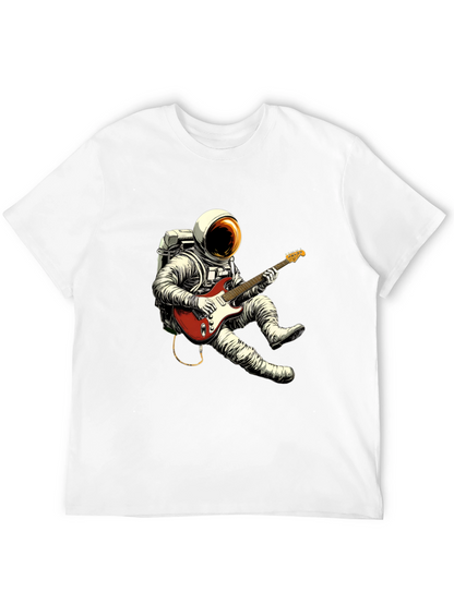 Astronaut Guitarist Black T-Shirt