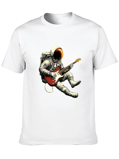 Astronaut Guitarist Black T-Shirt