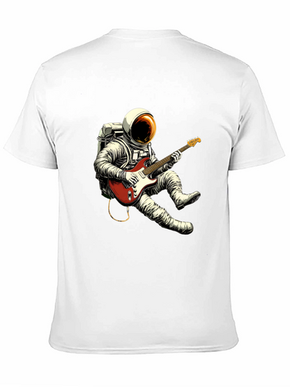 Astronaut Guitarist Black T-Shirt