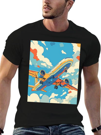 Airplane Graphic Tee - Fly High in Style!