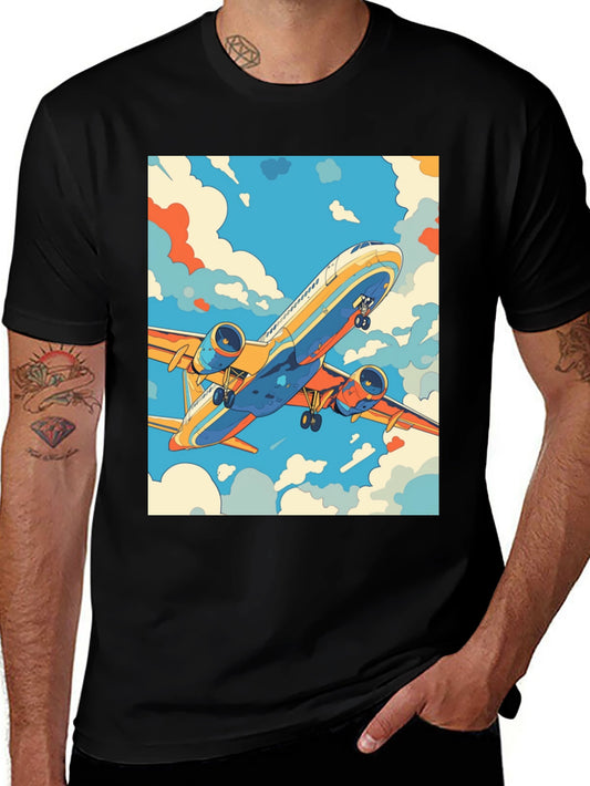 Airplane Graphic Tee - Fly High in Style!