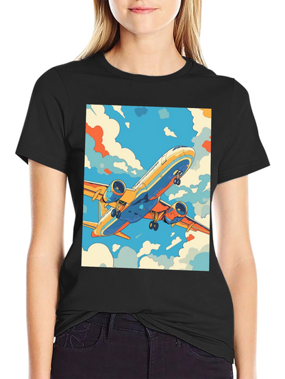 Airplane Graphic Tee - Fly High in Style!
