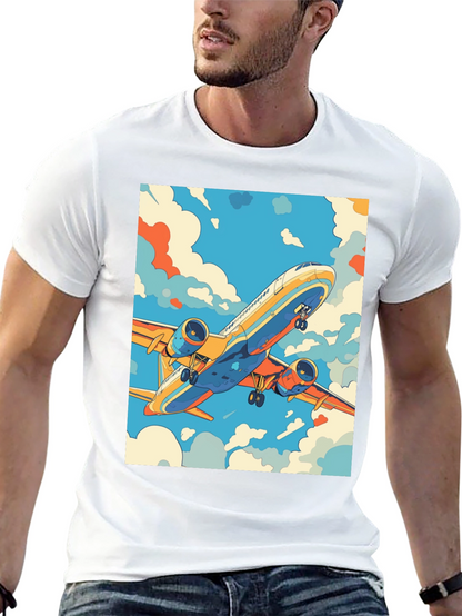 Airplane Graphic Tee - Fly High in Style!