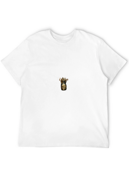 Black T-Shirt with Anges Battlefield Print