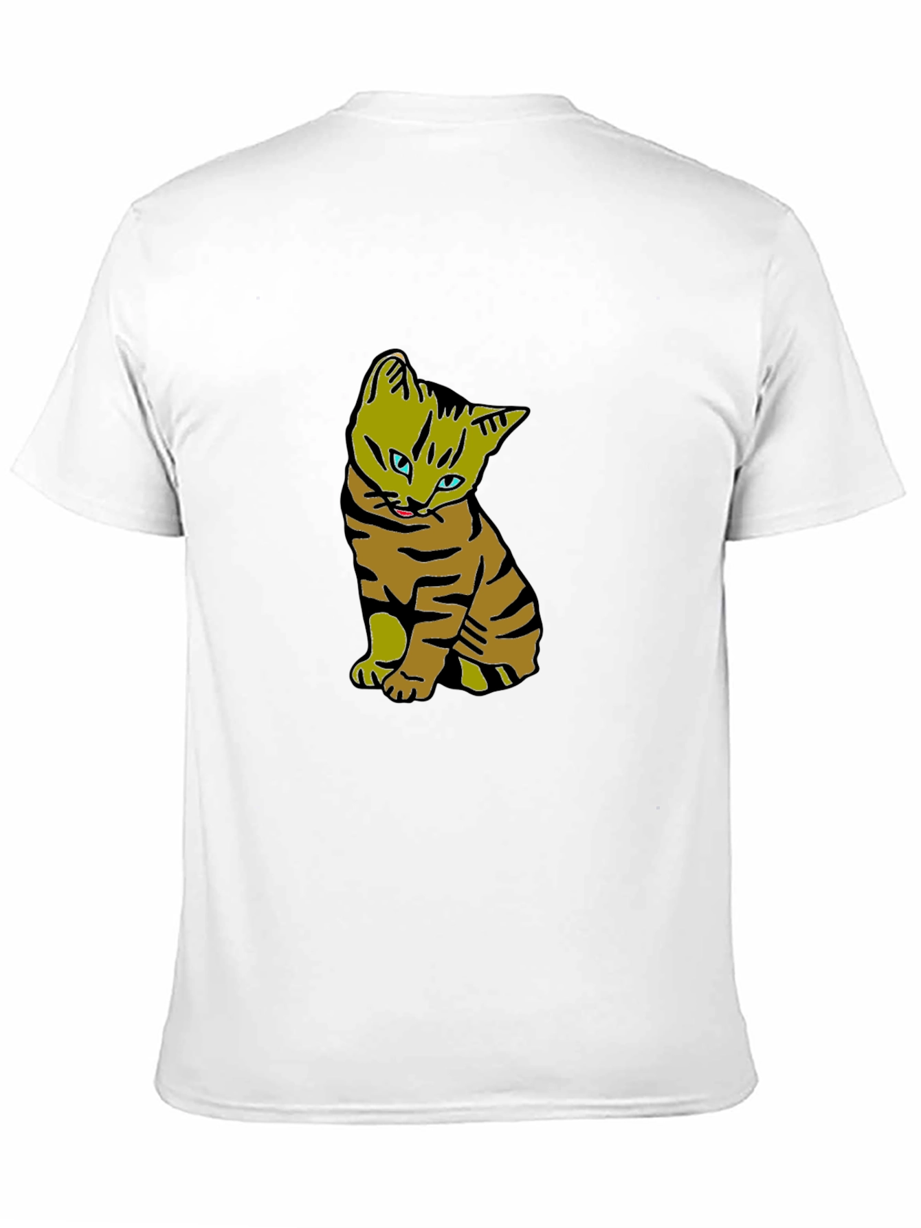 Cool Cat Graphic Tee - Black Cotton T-Shirt