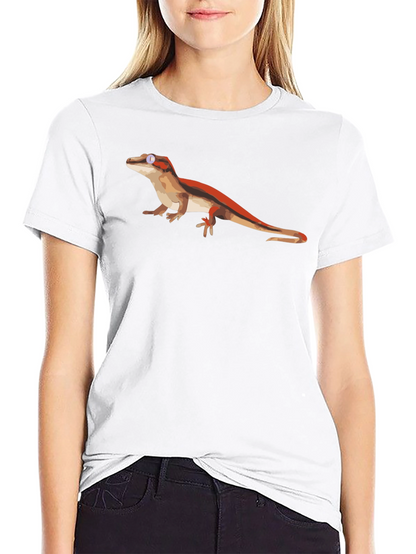 Lizard Graphic Black T-Shirt - Cool Reptile Tee