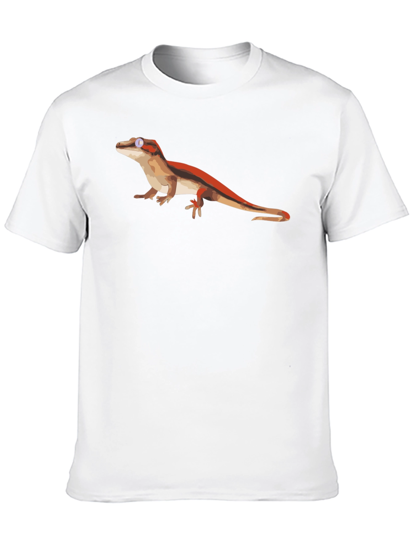 Lizard Graphic Black T-Shirt - Cool Reptile Tee