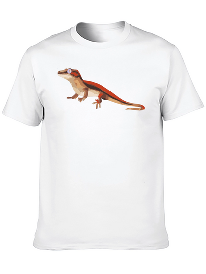 Lizard Graphic Black T-Shirt - Cool Reptile Tee