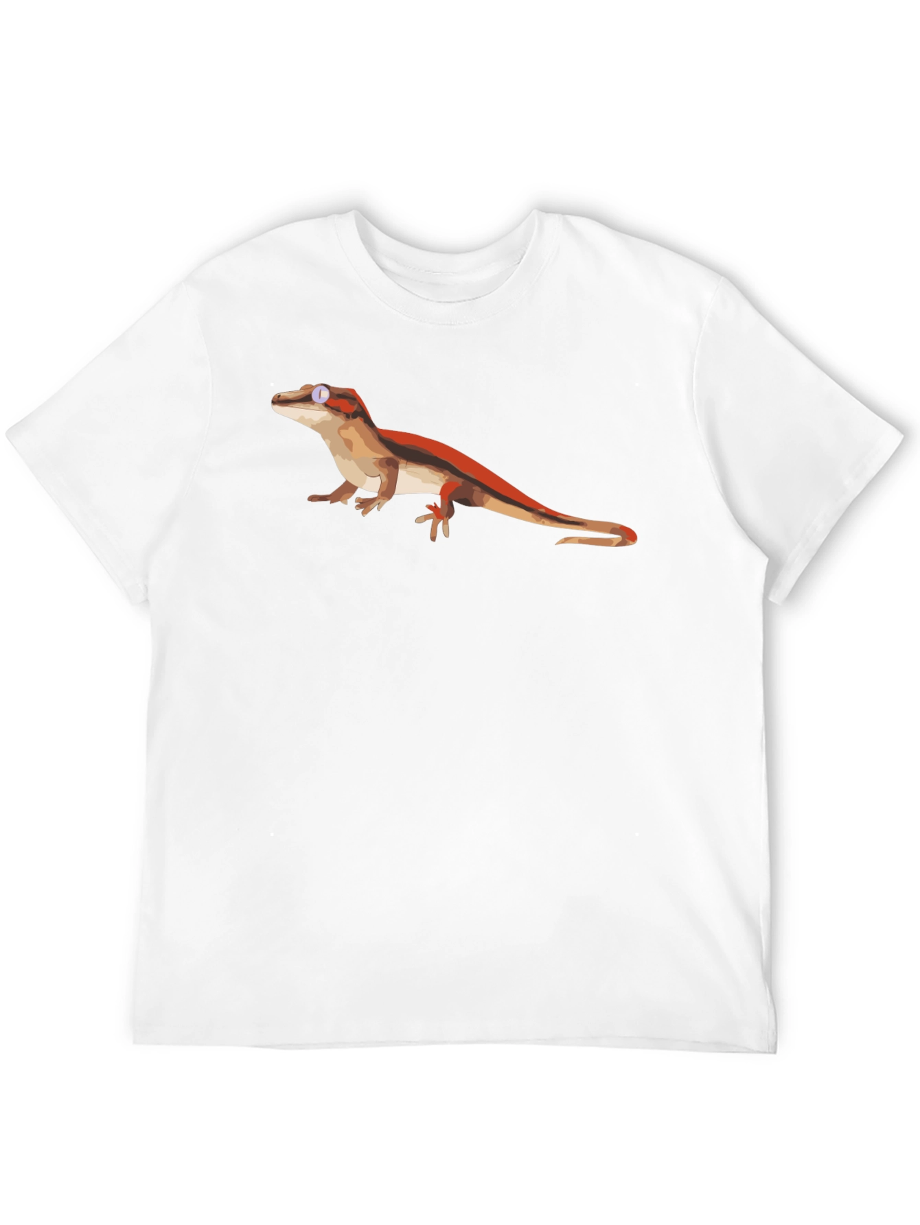 Lizard Graphic Black T-Shirt - Cool Reptile Tee