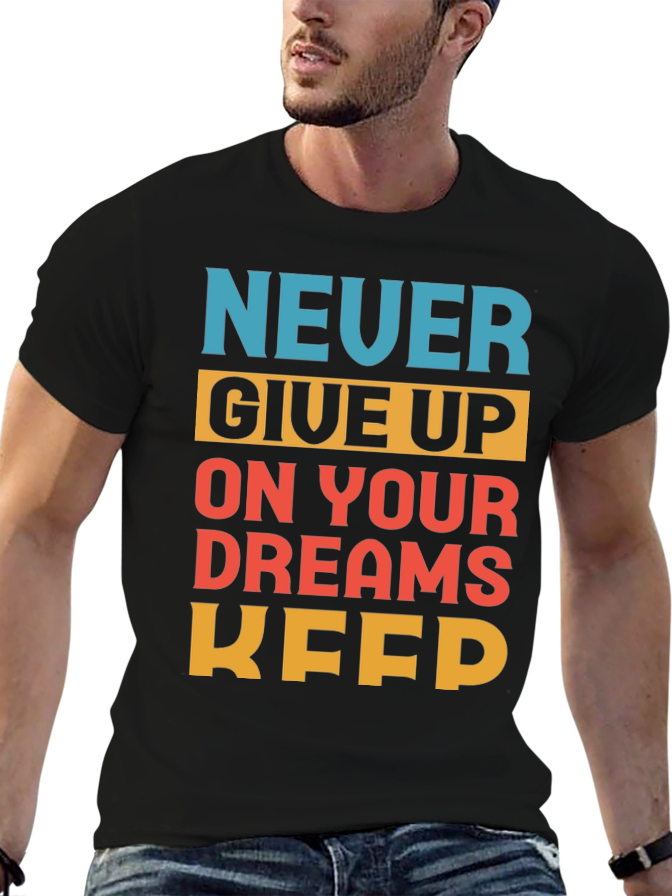 Motivational Never Give Up T-Shirt