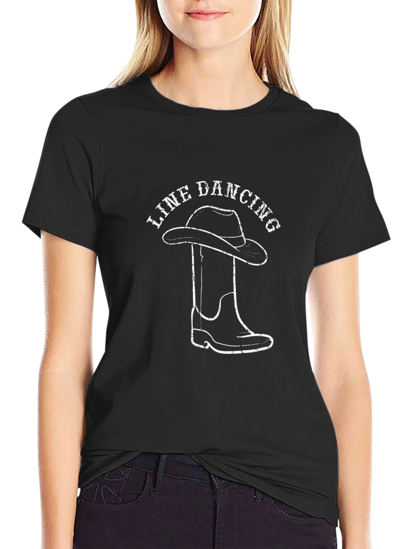 Line Dancing Cowboy Boot T-Shirt