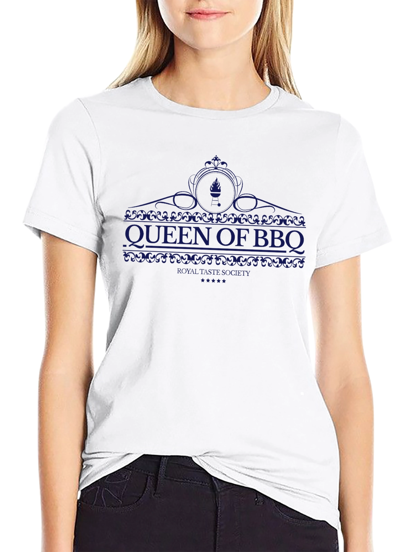 Queen of BBQ Black T-Shirt