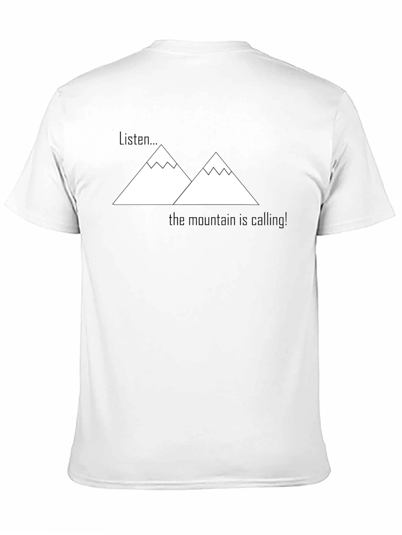 Mountain Calling Graphic Tee - Black
