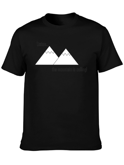 Mountain Calling Graphic Tee - Black