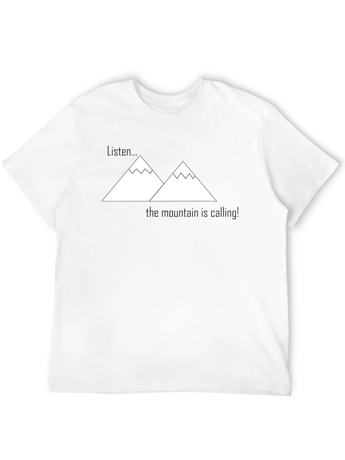 Mountain Calling Graphic Tee - Black