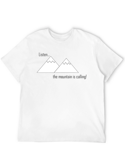 Mountain Calling Graphic Tee - Black