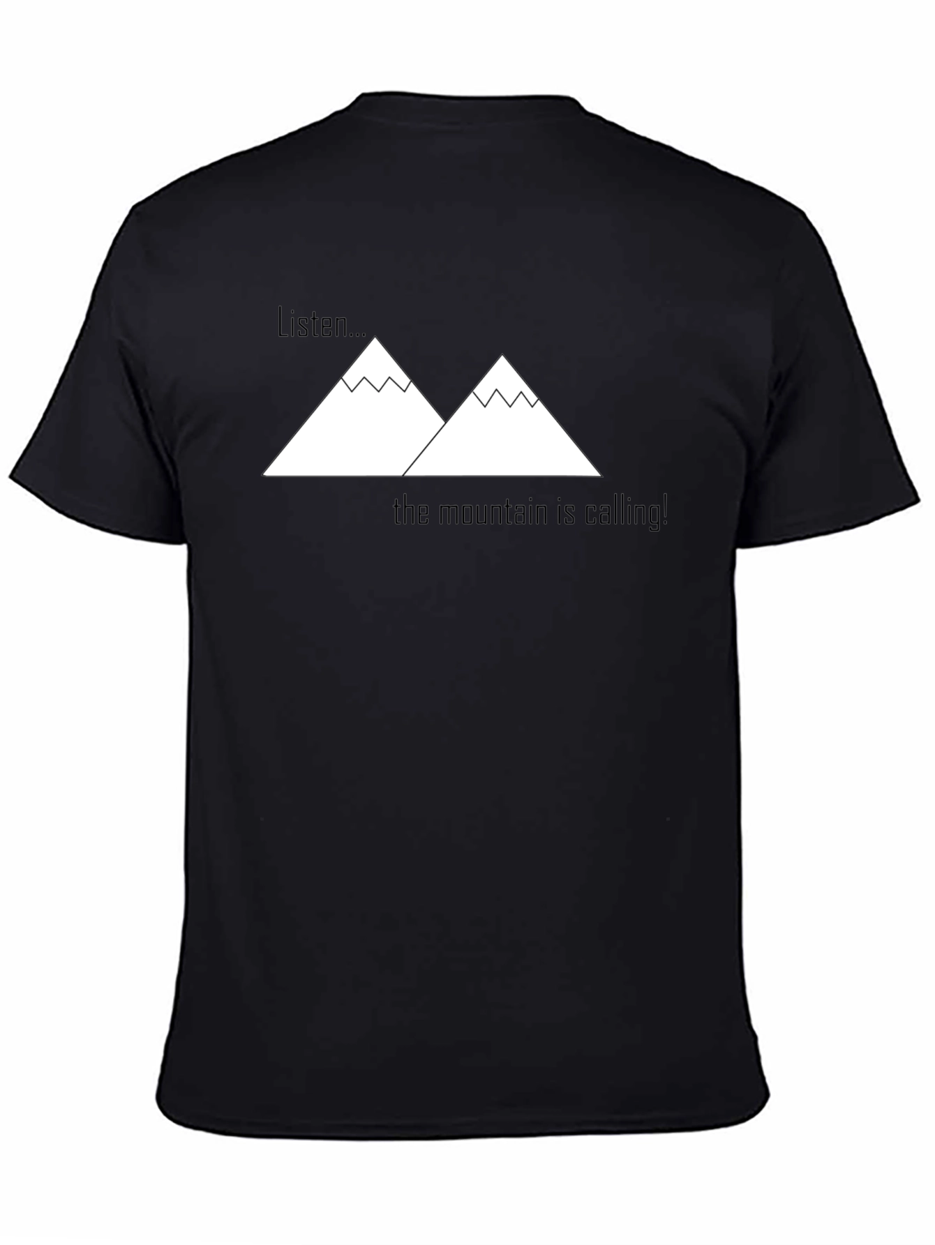 Mountain Calling Graphic Tee - Black