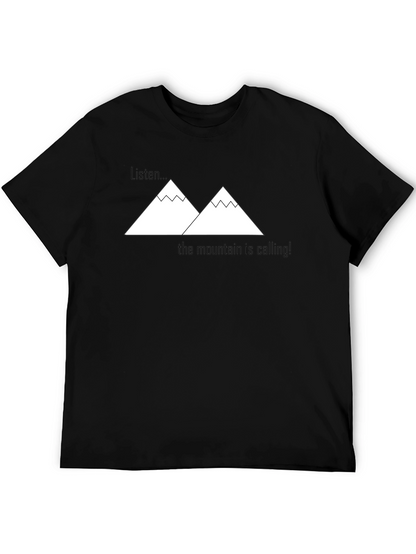 Mountain Calling Graphic Tee - Black