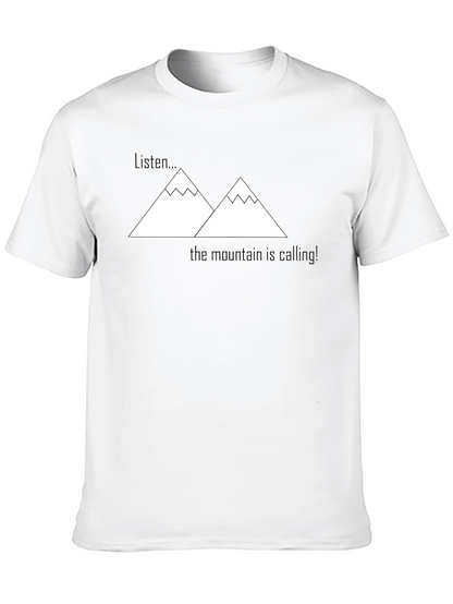 Mountain Calling Graphic Tee - Black