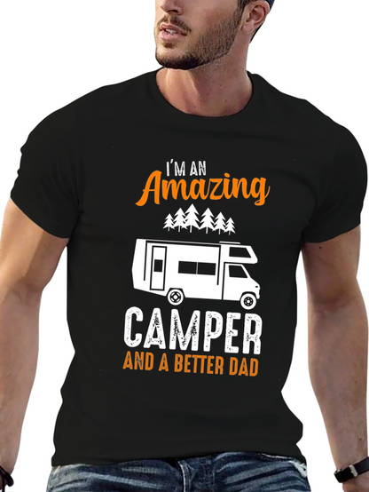 Amazing Camper Dad Graphic Tee