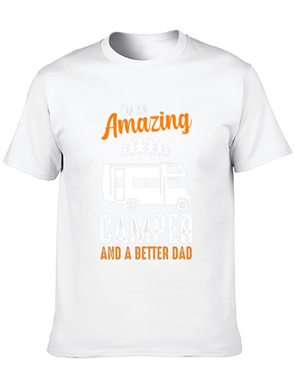 Amazing Camper Dad Graphic Tee