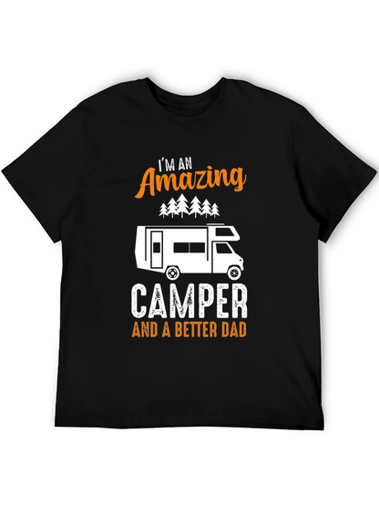 Amazing Camper Dad Graphic Tee
