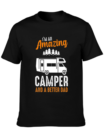 Amazing Camper Dad Graphic Tee