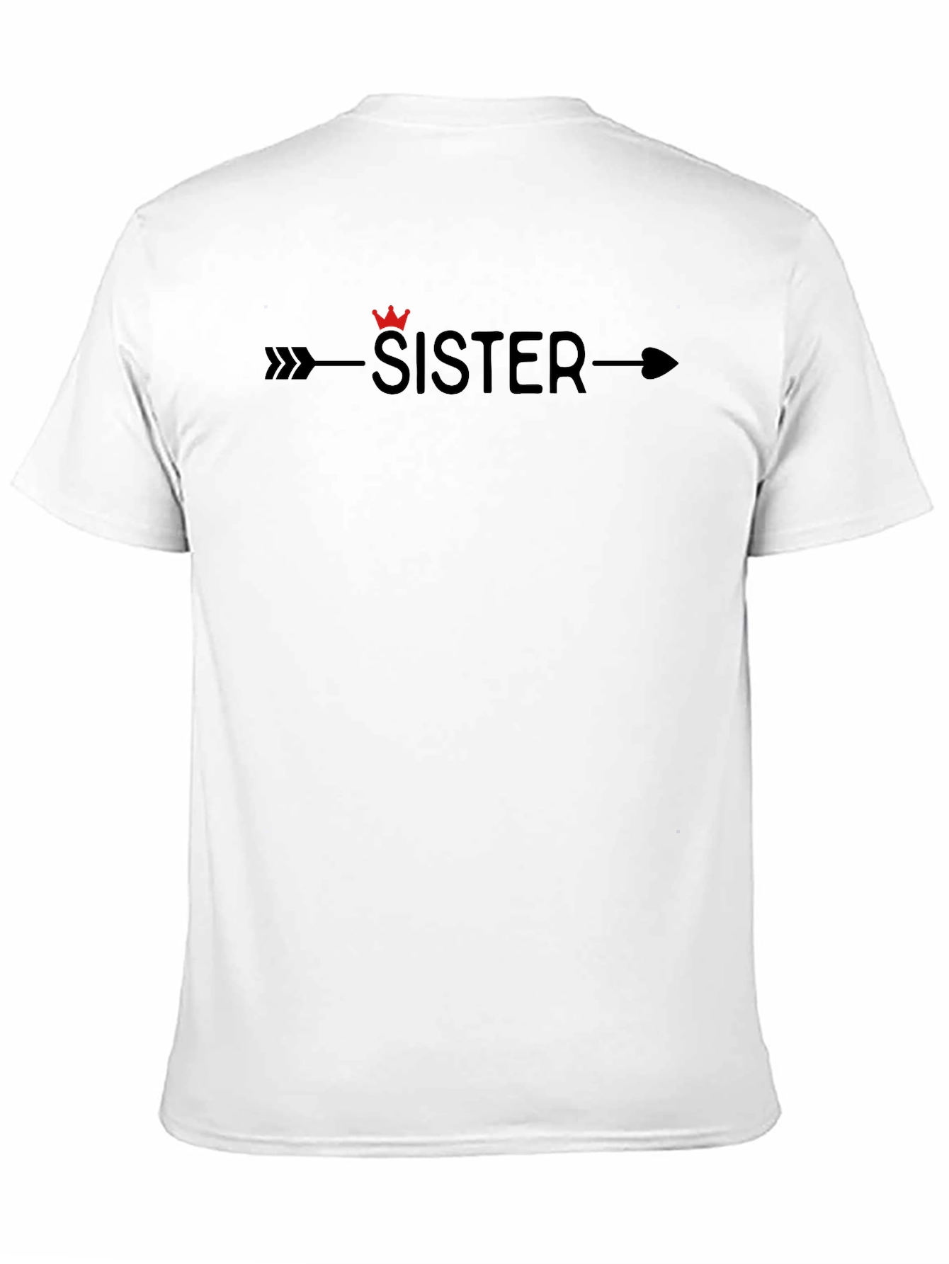 Sister Arrow Graphic Tee - Black Unisex T-Shirt