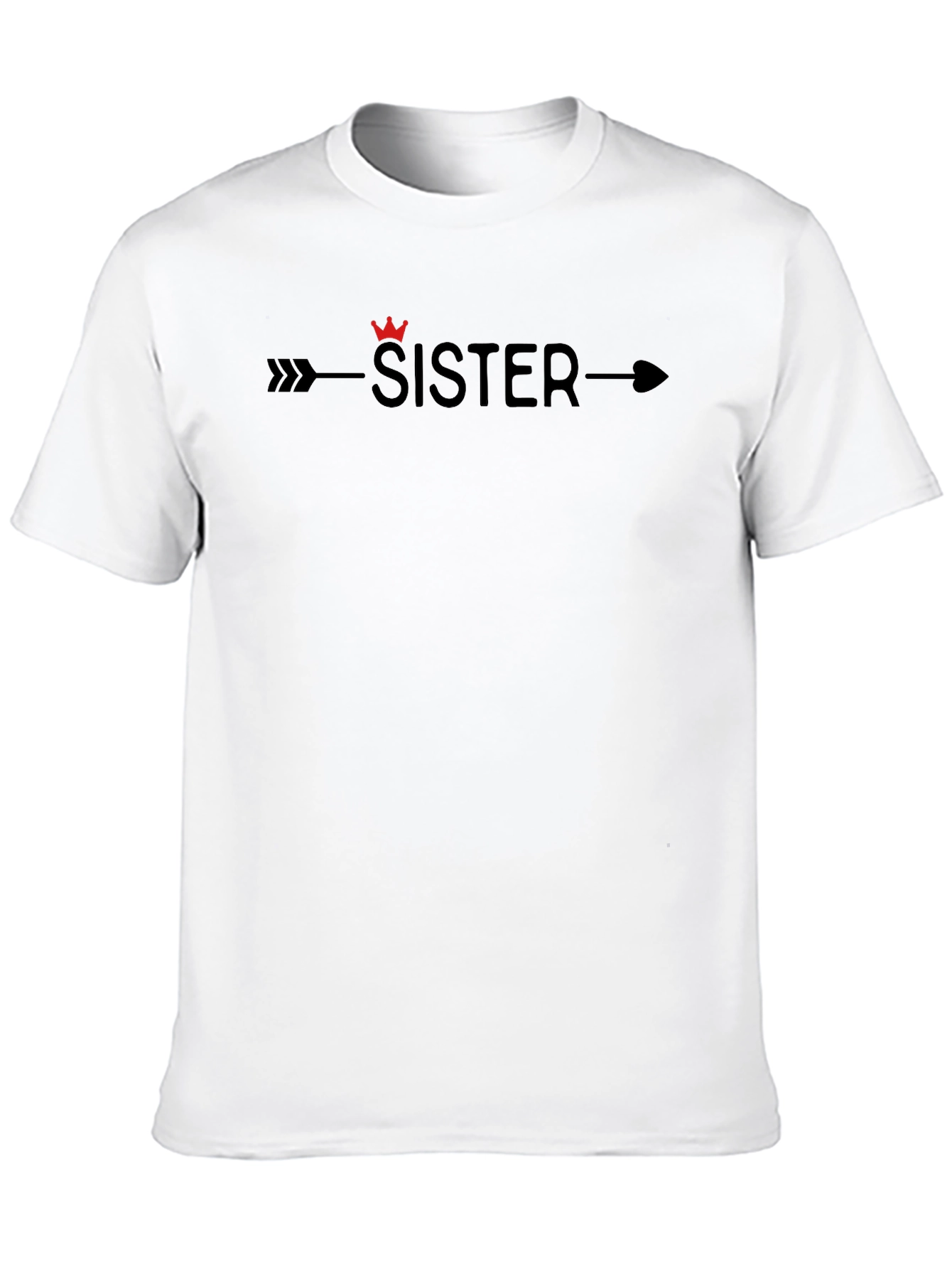 Sister Arrow Graphic Tee - Black Unisex T-Shirt