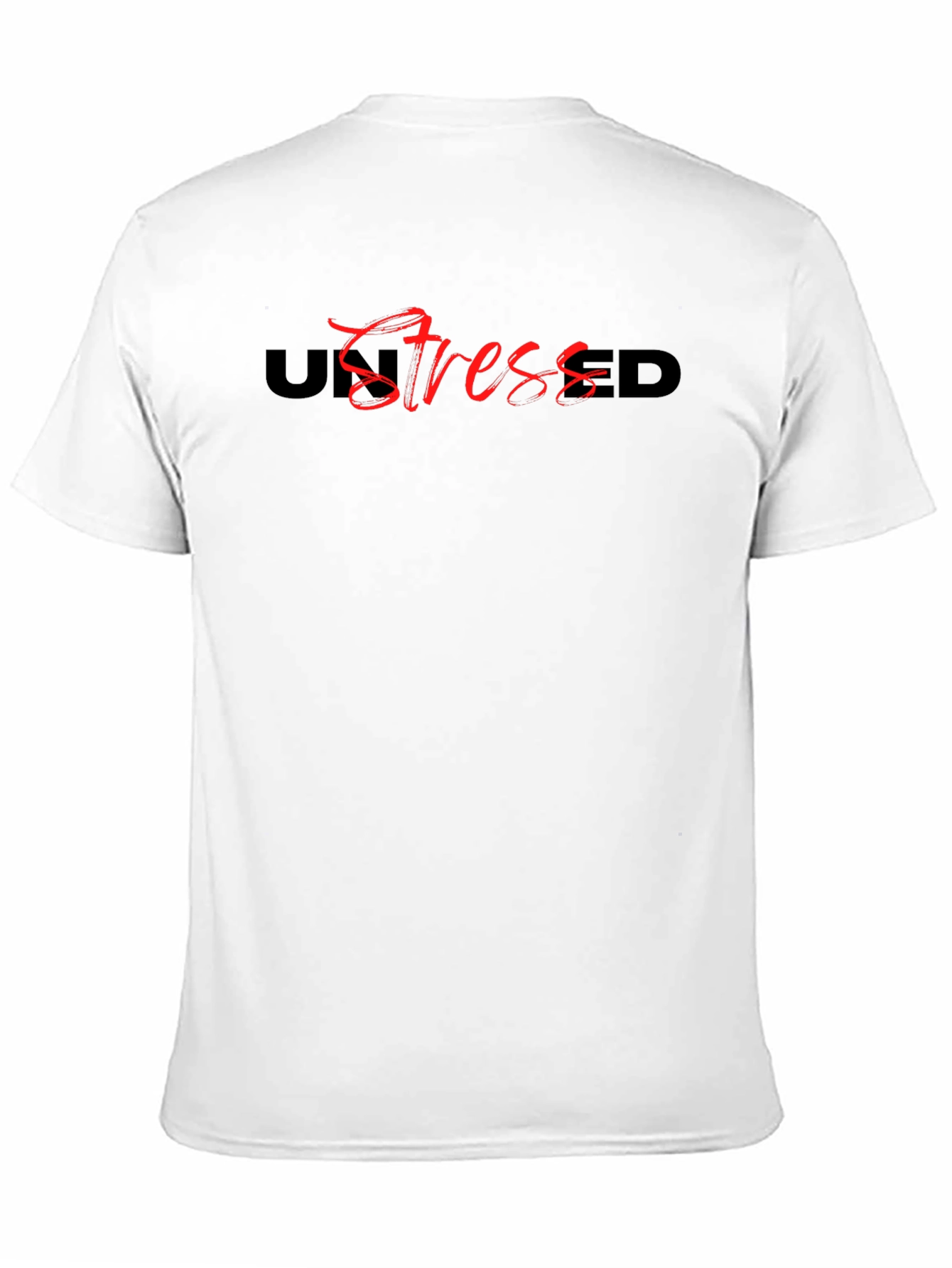 UnStressed Black Graphic Tee
