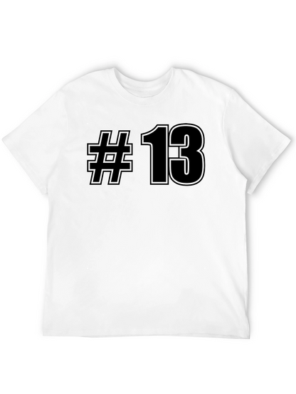 Lucky Number 13 Black T-Shirt