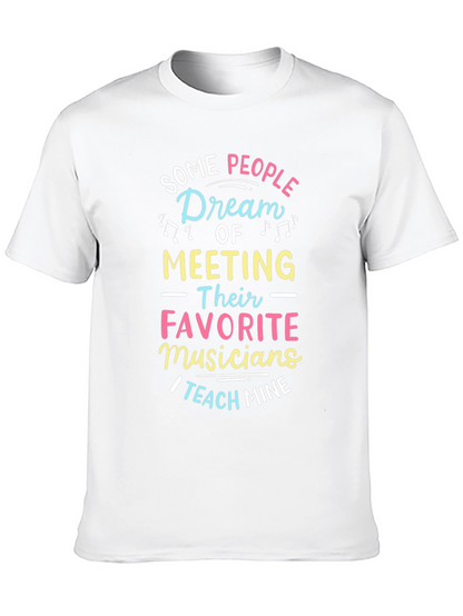 Musician Teacher Graphic Tee - Black