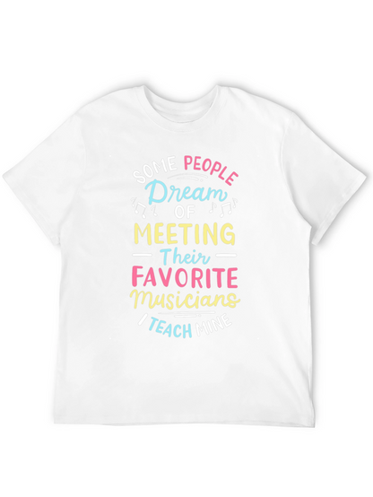 Musician Teacher Graphic Tee - Black