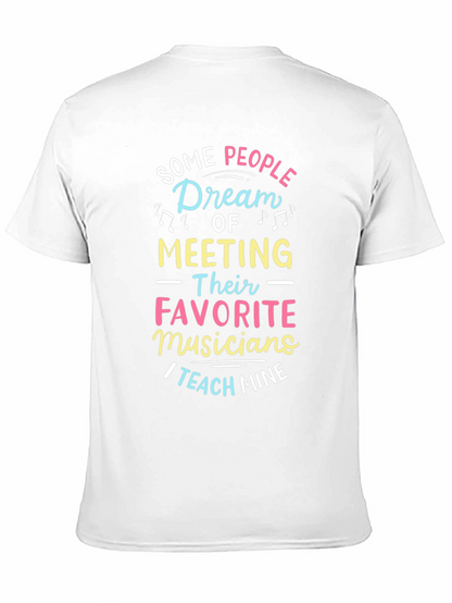 Musician Teacher Graphic Tee - Black