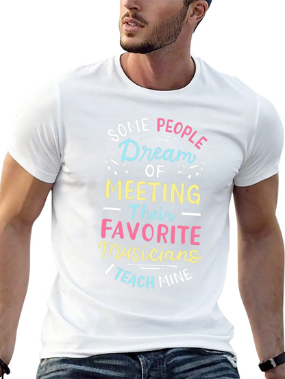 Musician Teacher Graphic Tee - Black