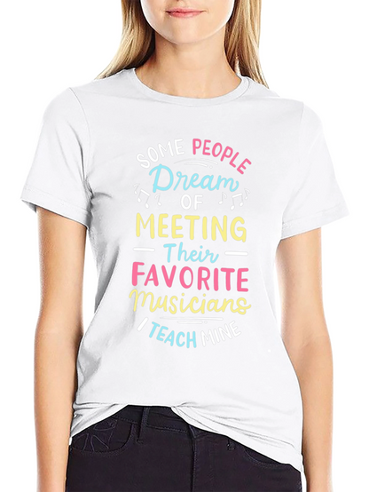 Musician Teacher Graphic Tee - Black