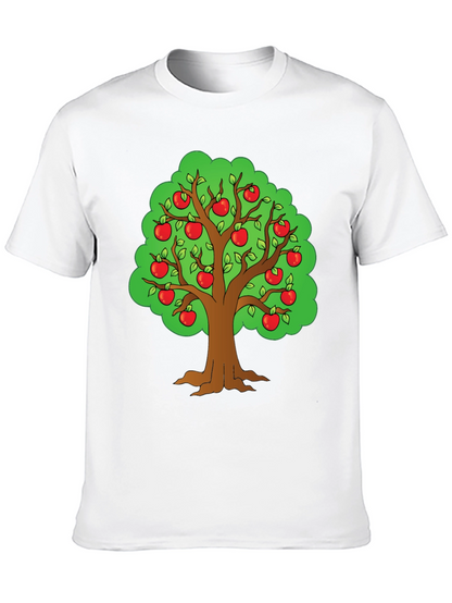 Apple Tree Graphic T-Shirt - Fun Casual Wear