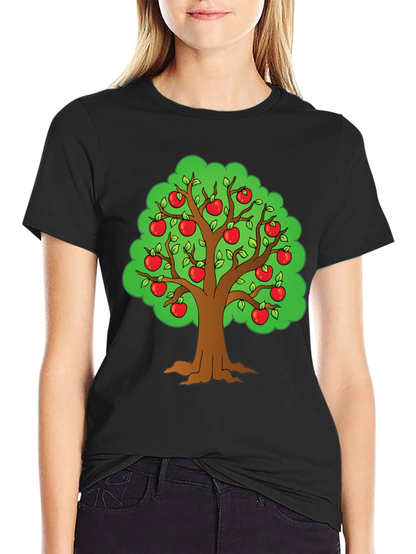 Apple Tree Graphic T-Shirt - Fun Casual Wear