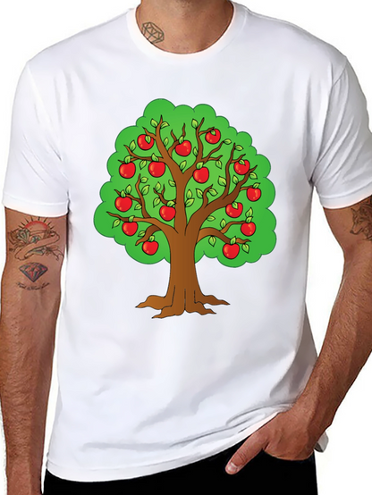 Apple Tree Graphic T-Shirt - Fun Casual Wear