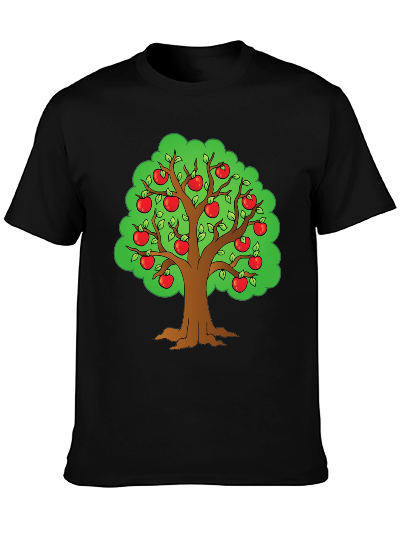 Apple Tree Graphic T-Shirt - Fun Casual Wear